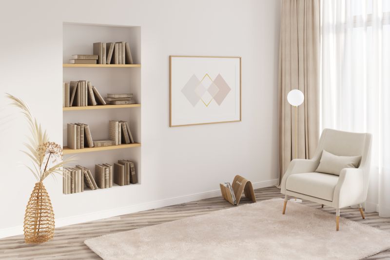Built In Bookcase Installation in Woodbridge, VA
